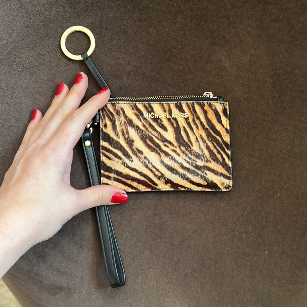 Michael Kors zip card case/wallet